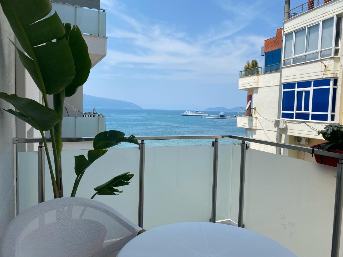 Luxury Seaview Vlora Flat Free Parking Apartamento Exterior foto