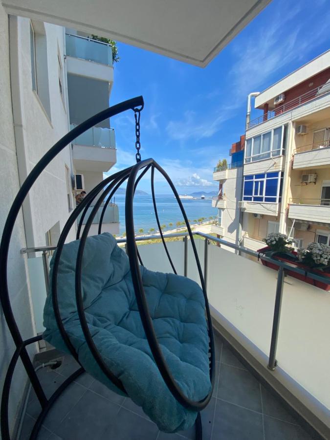 Luxury Seaview Vlora Flat Free Parking Apartamento Exterior foto