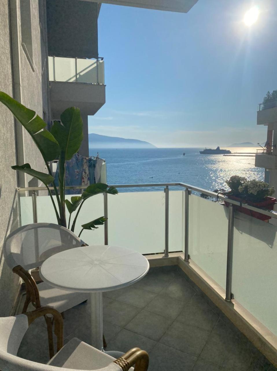 Luxury Seaview Vlora Flat Free Parking Apartamento Quarto foto